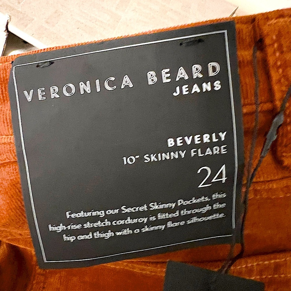 Brown skinny cord pants ! Brand new from a designer